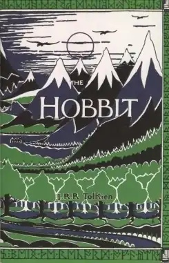 Cover has stylized drawings of mountain peaks with snow on the tops and trees at the bottom.