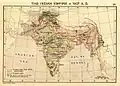 The British Raj in 1907 during the partition of Bengal (1905–1912)