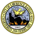 Official seal of Lawrence, Kansas