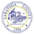 Official seal of Saratoga County, New York