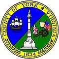 Official seal of York County, Virginia